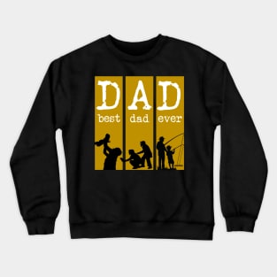 Dad son fathers day Crewneck Sweatshirt